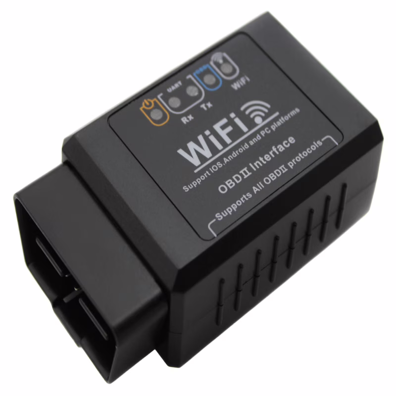 Автомобільний діагностичний сканер АВТОСКАНЕР OBD 2 WiFi /2714/ чорний