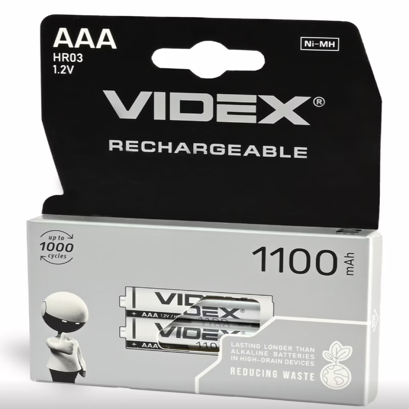 Аккумулятор Videx AAA (HR03) Ni-MH 1100mAh 1.2V