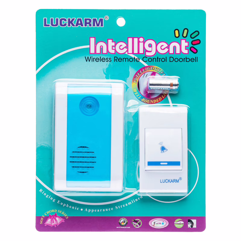 Беспроводной дверной звонок Intelligent A002, 38 мелодий, питание от сети 220V