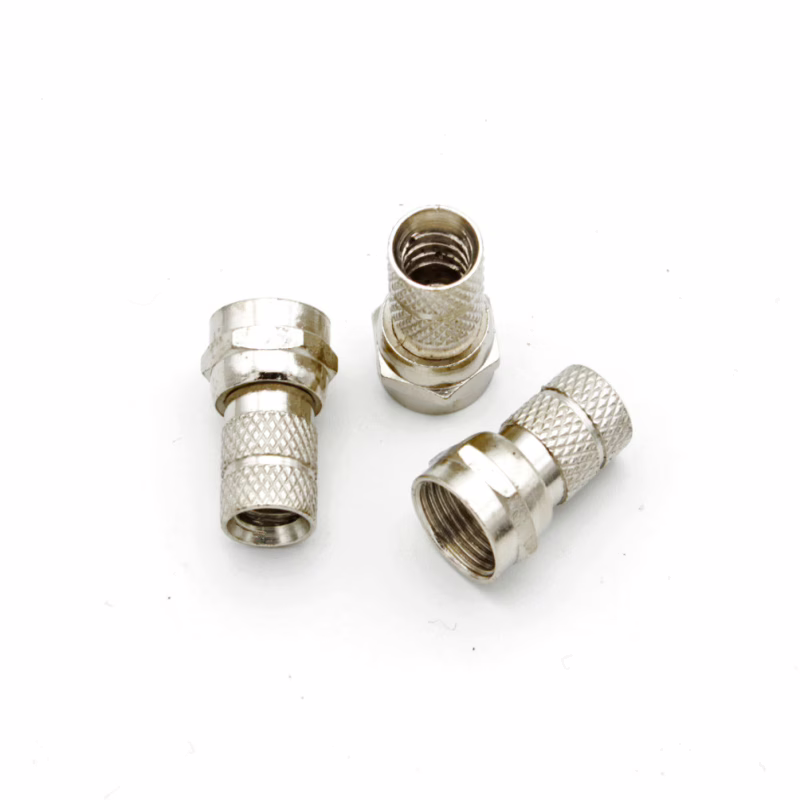 Штекер F разём RG-6 (size18mm) цинк
