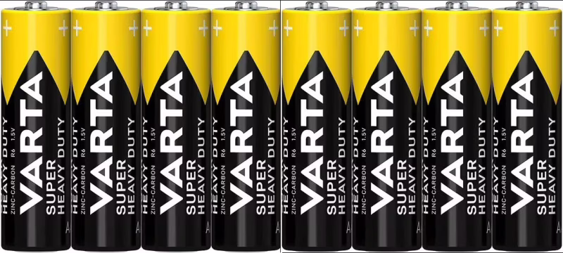 Батарейка Varta R6 (AA) Super Heavy Duty солевая