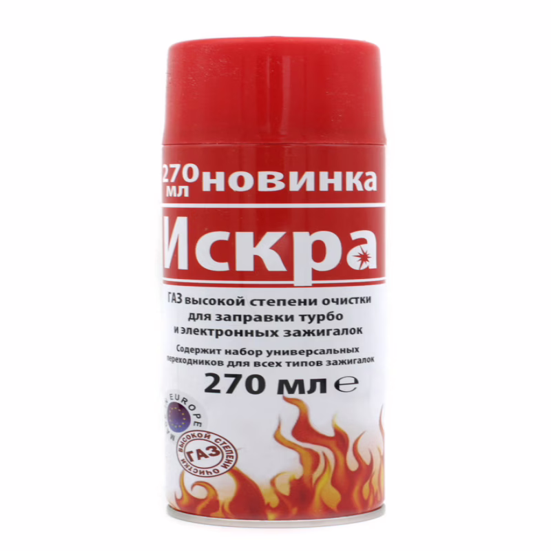Газ для запальничок Іскра 270 мл