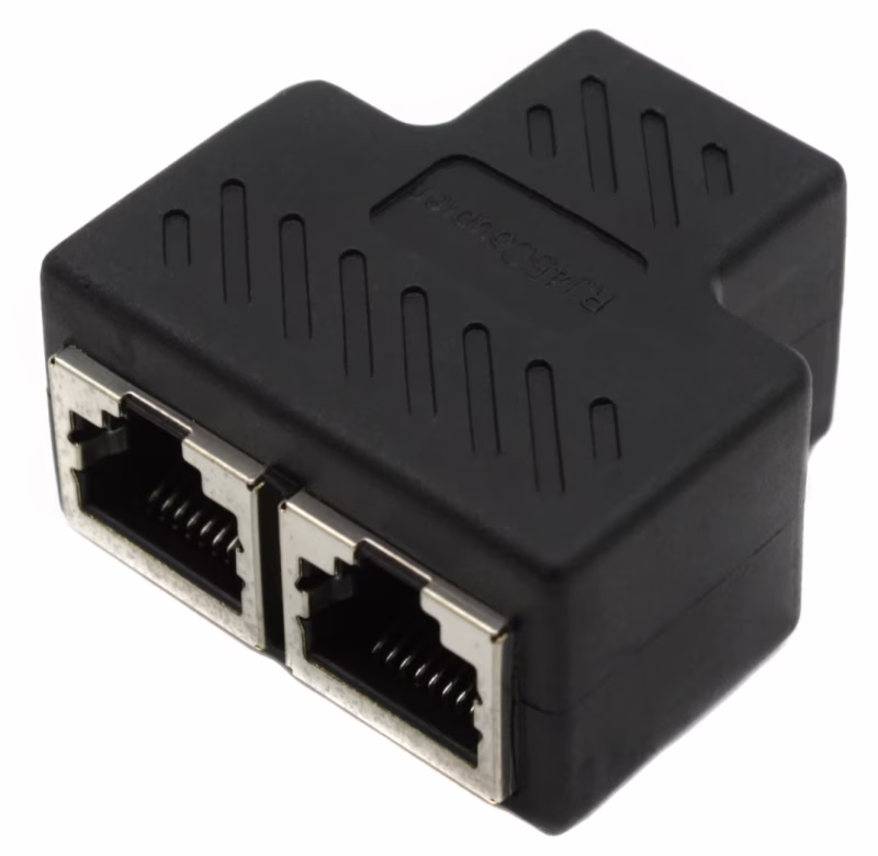 Двійник Розгалужувач RJ45 LAN "коробочка"