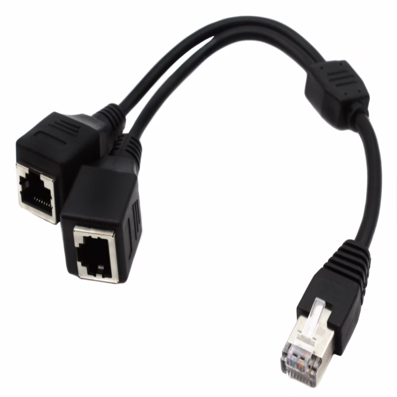 Разветвитель LAN RJ45 (RJ45 - 2 × RJ45)