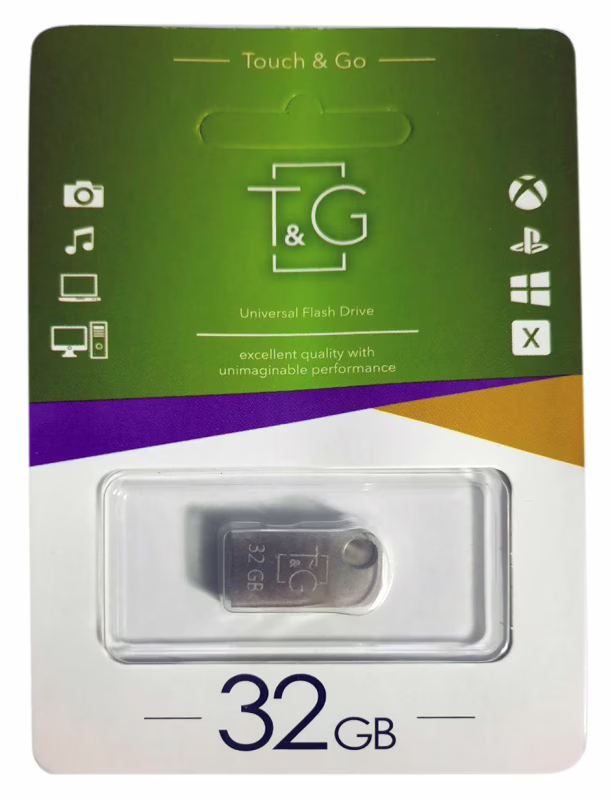 USB флеш накопичувач T&G метал серія 32GB/ TG112-32G (Гарантія 3 роки)