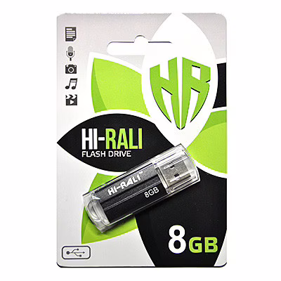USB флеш накопичувач Hi-Rali 8GB/ HI-8GBVC (Гарантія 3 роки)