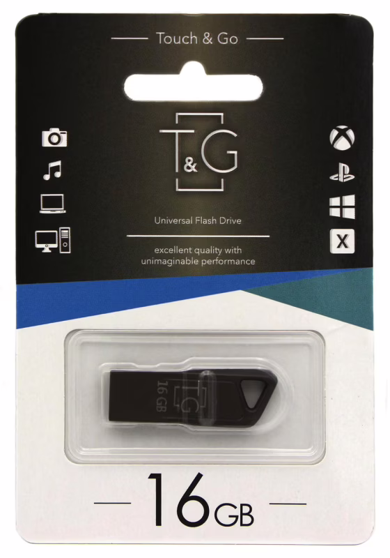 USB флеш-накопичувач T&G 16GB/ TG114-16G (Гарантія 3 роки)