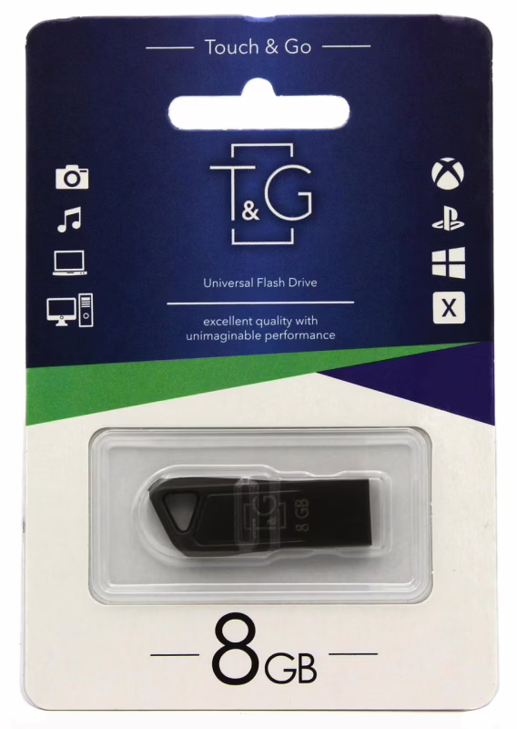 USB флеш накопичувач T&G 8GB/ TG114-8G (Гарантія 3 роки)