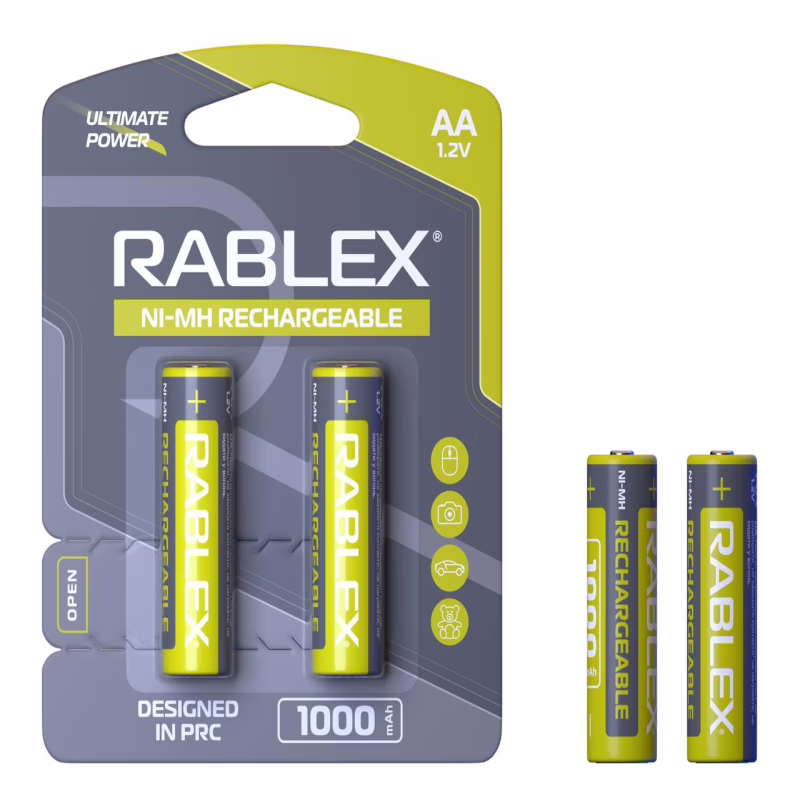 Аккумулятор Rablex HR6/AA Ni-MH 1000mAh 1.2V 1 шт.