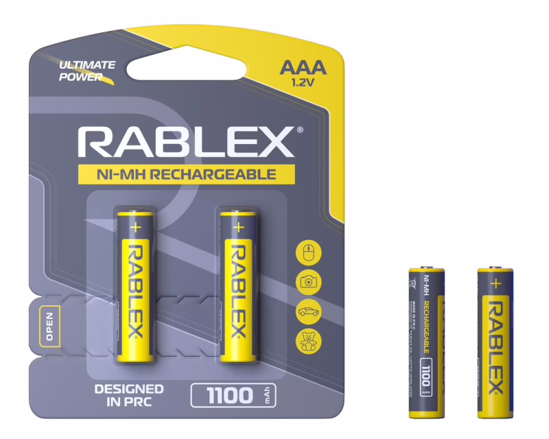 Акумулятор Rablex HR3/AAA Ni-MH 1100mAh 1.2V 1 шт.