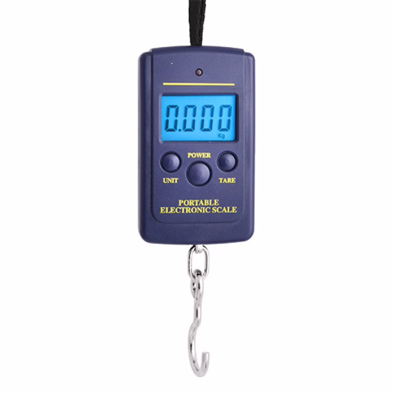 Электронный кантер 607L, до 40 кг, точность 10 г, черный