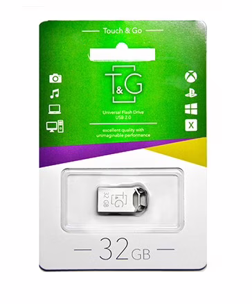 USB флеш накопичувач T&G метал серія 32GB/ TG110 (Гарантія 3 роки)
