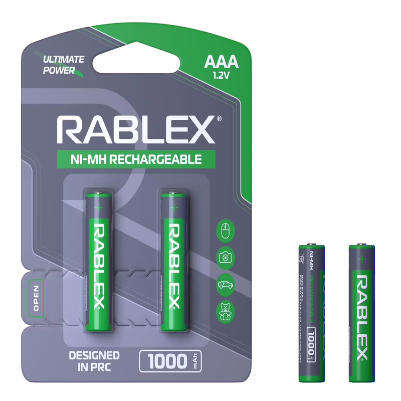 Аккумулятор Rablex HR03/AAA Ni-MH 1000mAh 1.2V 1 шт.