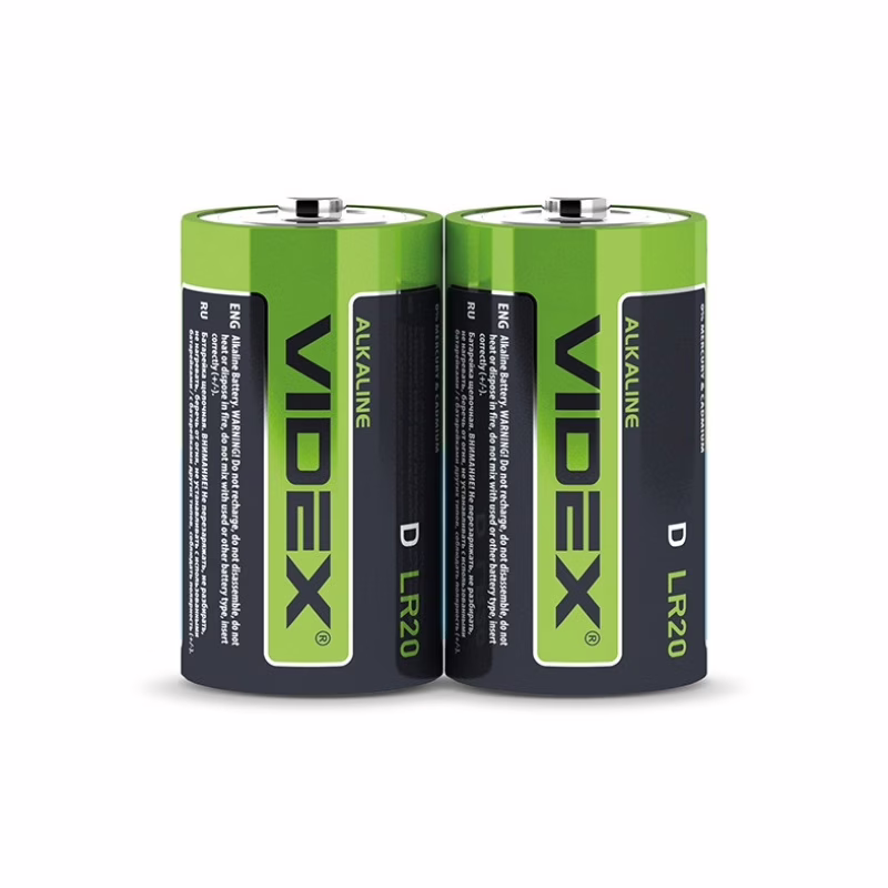 Батарейка Videx LR20P (D) Alkaline