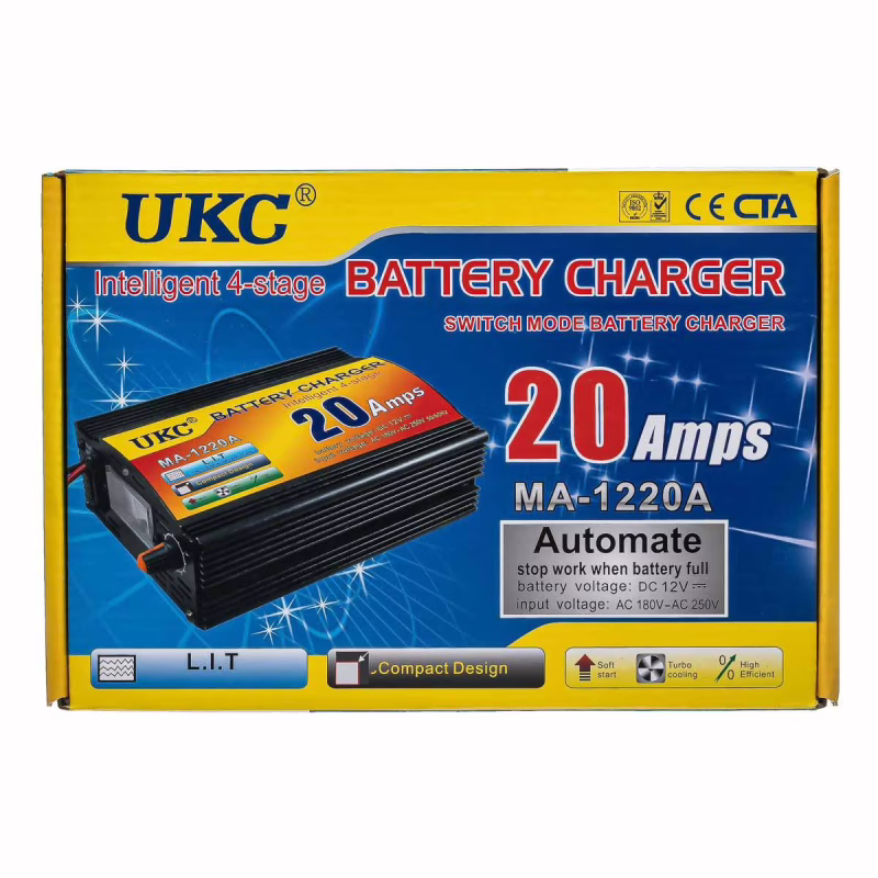 Зарядное устройство для аккумулятора UKC Battery Charger MA-1220A, 20A (1889)