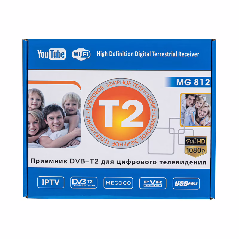 ТВ-тюнер DVB-T2 Megogo MG812 (металлический корпус)