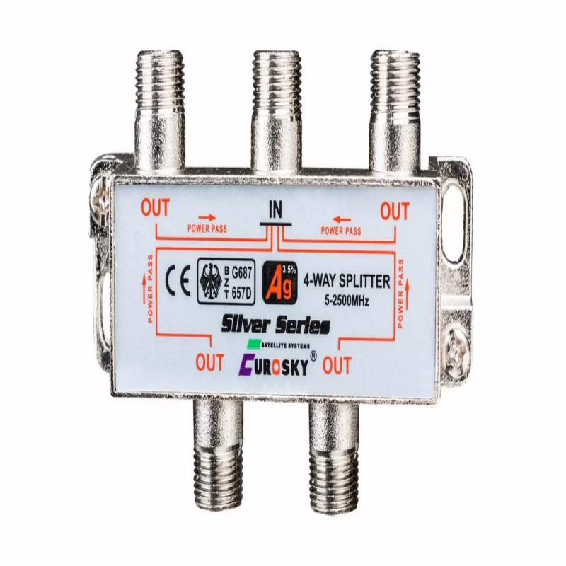 Сплиттер Eurosky 1/4 Way Power Pass 2500 МГц