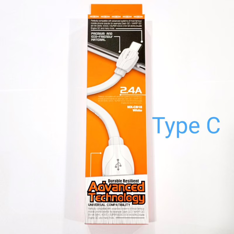 Кабель MOXOM MX-CB18, USB – Type-C