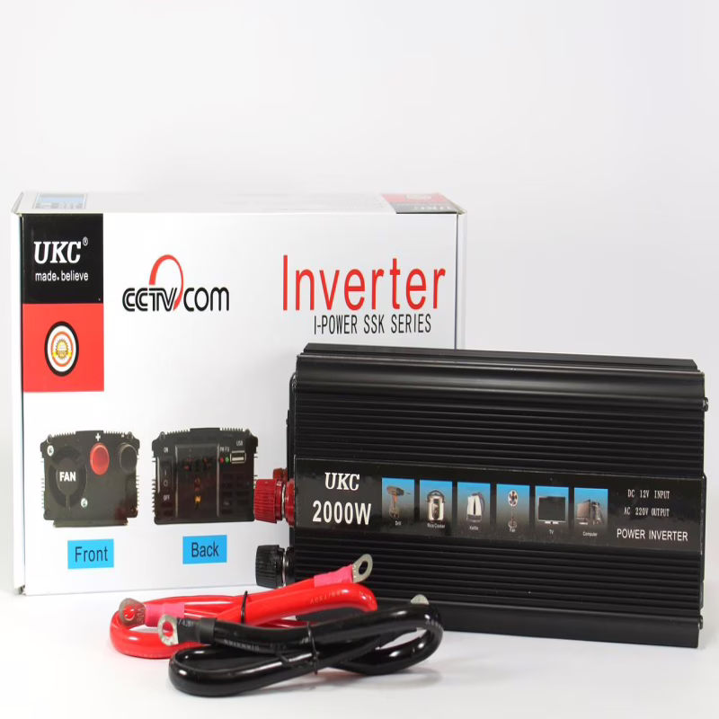 Инвертор UKC SSK, 12V → 220V, 2000W (0791)