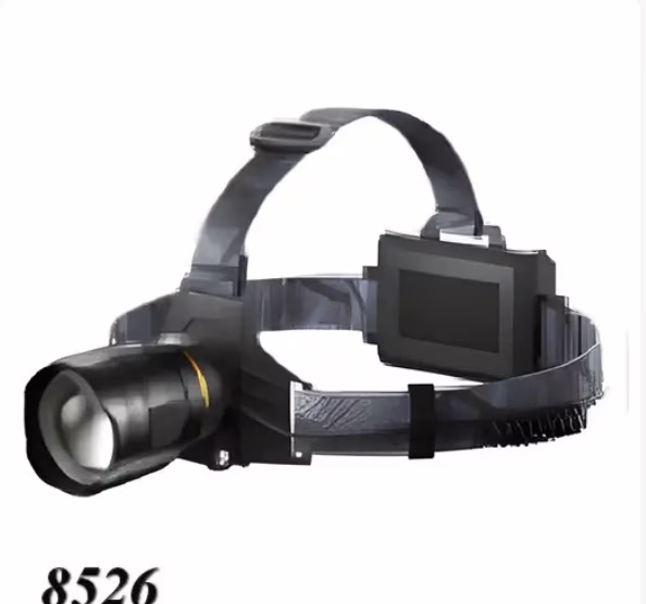Налобный фонарь Bailong BL-8075-2-GT100, 2x18650, zoom, ЗУ microUSB
