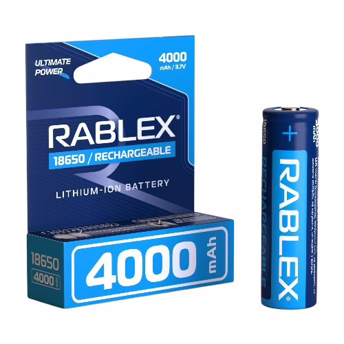 Аккумулятор Rablex 18650 Li-ion 4000mAh 3.7V с защитой