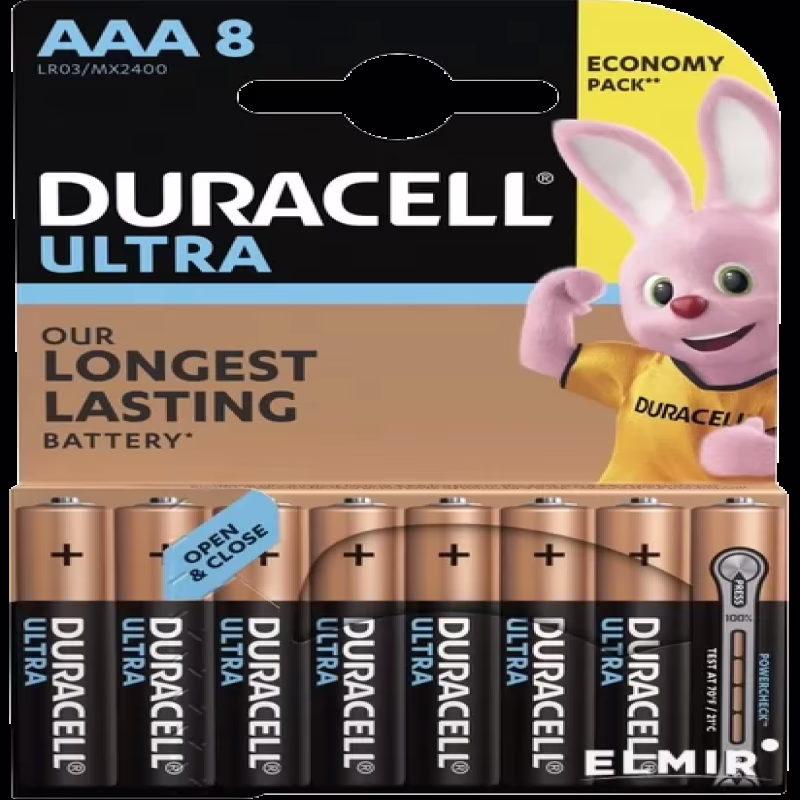Батарейка Duracell Ultra LR3/ AAA  цена за 1шт  (блистер - 8шт.)
