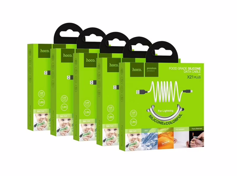 Кабель HOCO X21 Plus, USB – Lightning
