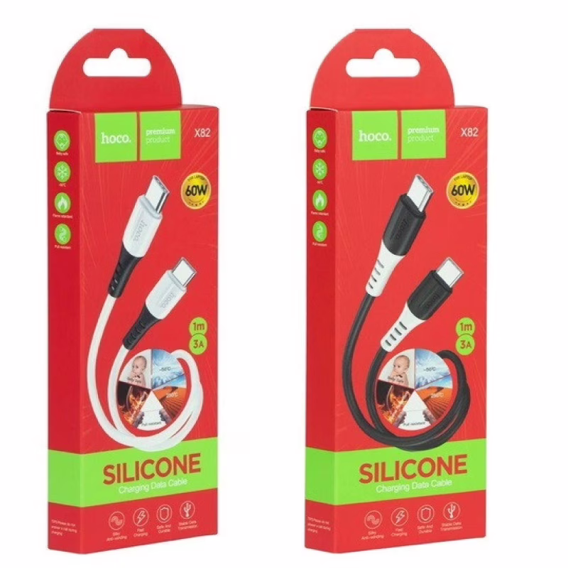 Кабель HOCO X82, USB Type-C – Type-C, 60W