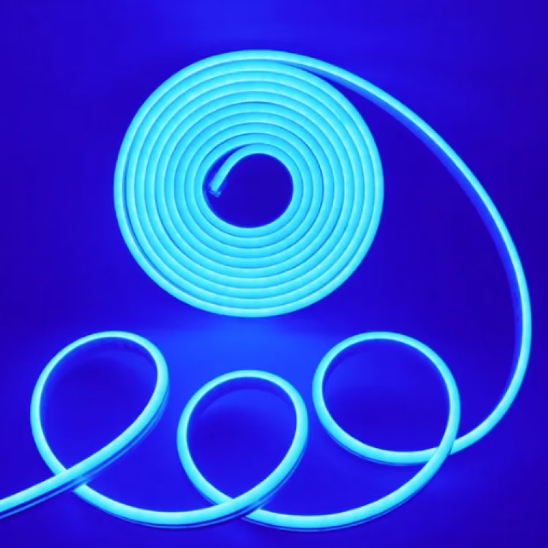 Светодиодная лента LED Neon синяя 5 м 12V/220V (0740)