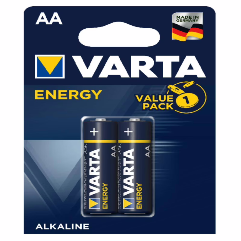 Батарейка Varta LR6 (AA) Energy Alkaline 2 шт.