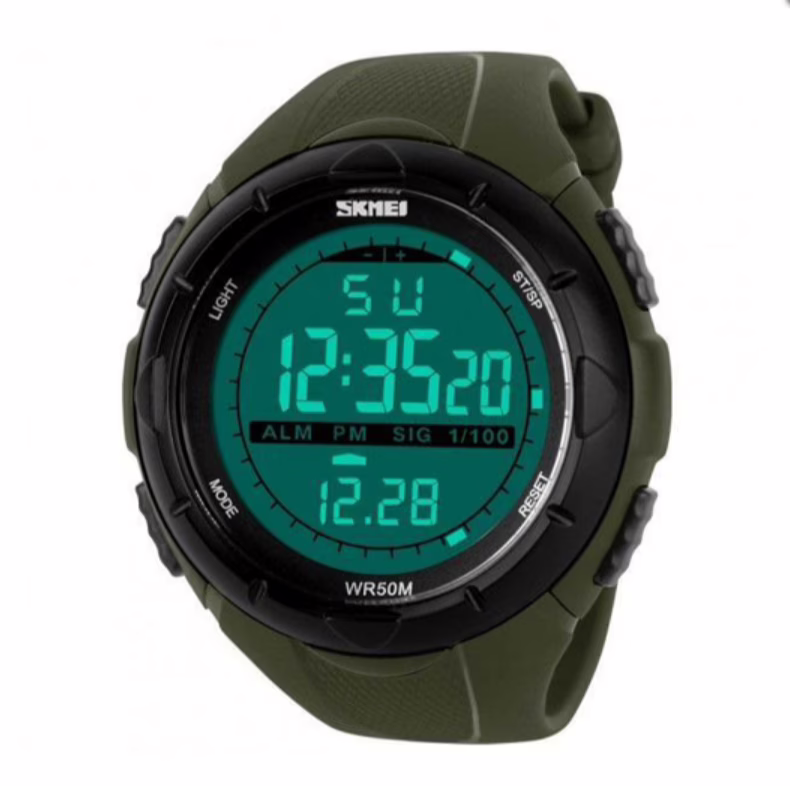 Часы наручные SKMEI 1025AG, ARMY GREEN, 6032