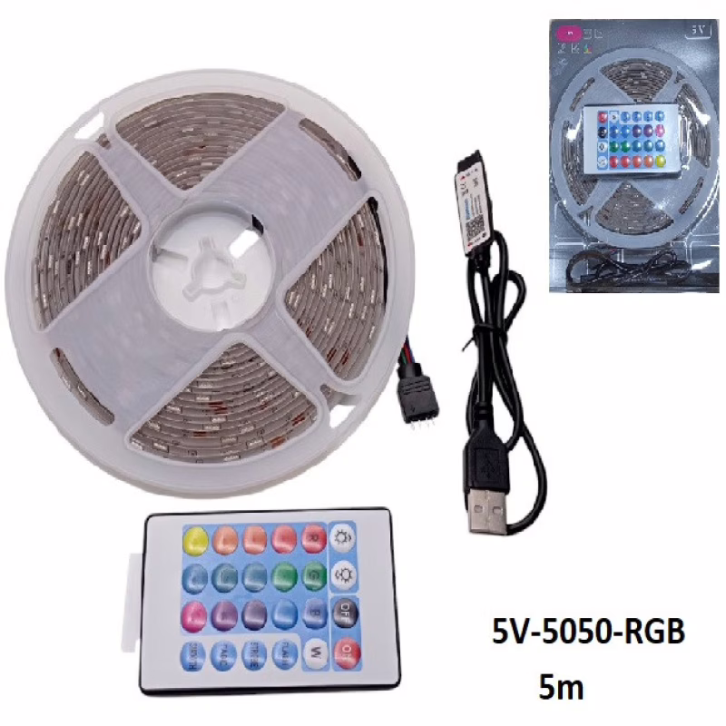 Светодиодная лента RGB 5050 Bluetooth (7680)