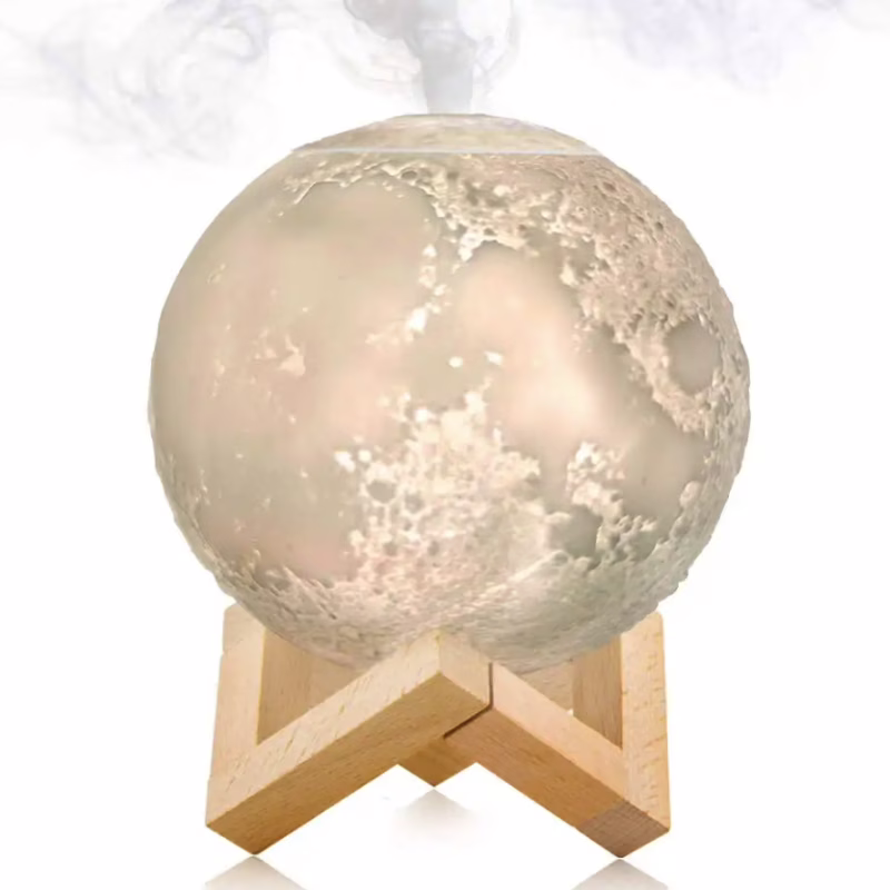 Ночник-увлажнитель воздуха «Луна» 3D Moon Lamp RGB, USB