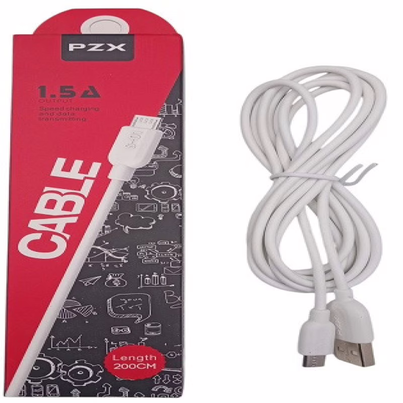 Кабель USB PZX S-01 2M MicroUsb / довжина 2 метри