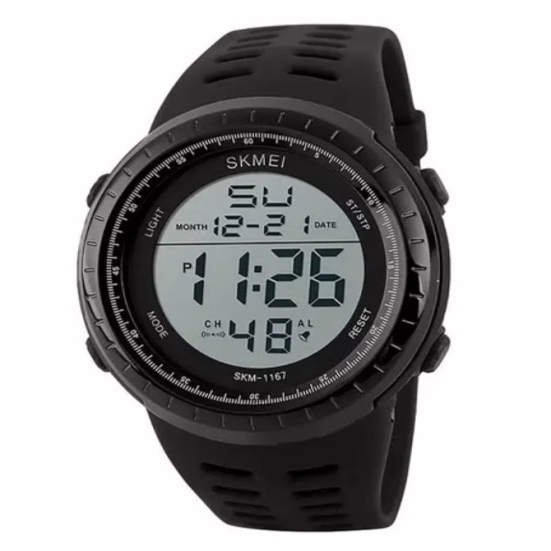 Часы наручные SKMEI 1167BK, BLACK, 6015