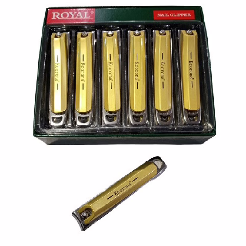 Кусачки для ногтей Kcorona 838G-2, золотистые
