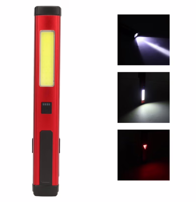 Ручний ліхтар YD2303, PL-376, LED+COB, ЗУ Type-C, акум. Power Bank