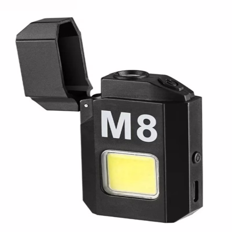 Спиральная USB-зажигалка X-Balog LV-6002 с LED-фонариком (9075)