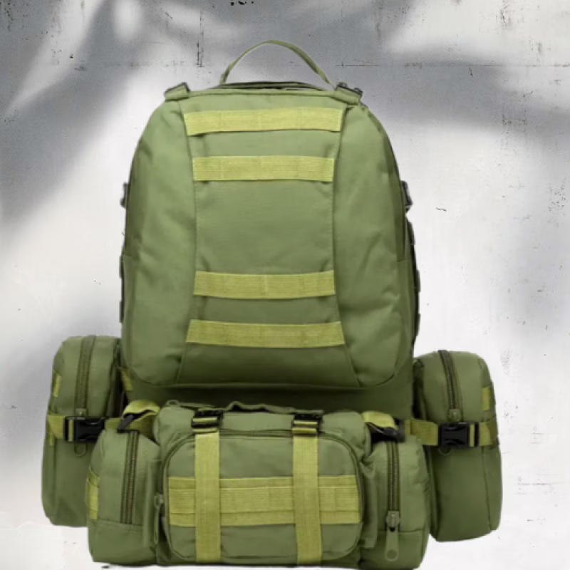 Рюкзак тактический B08 Oliva 55 л с подсумками
