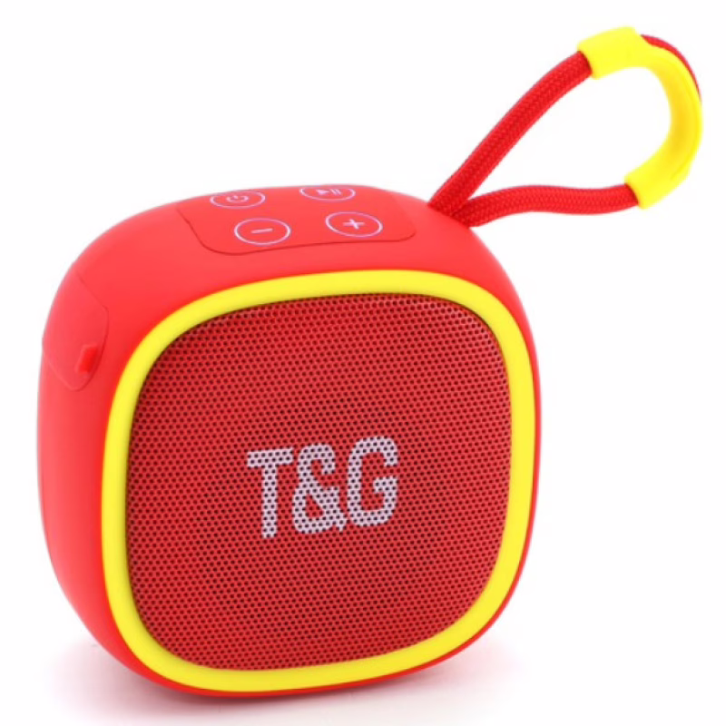 Портативна бездротова колонка TG659, Bluetooth, Червона
