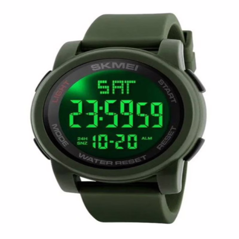 Часы наручные SKMEI 1257AG, ARMY GREEN, 10237