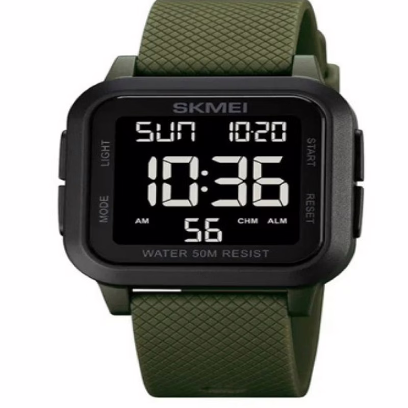 Часы наручные SKMEI 1894AGBK, ARMY GREEN/BLACK, 10278