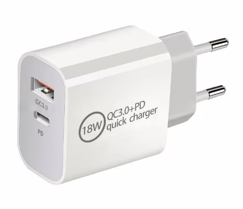 Сетевое зарядное устройство A-113, PD + QC3.0, 20W