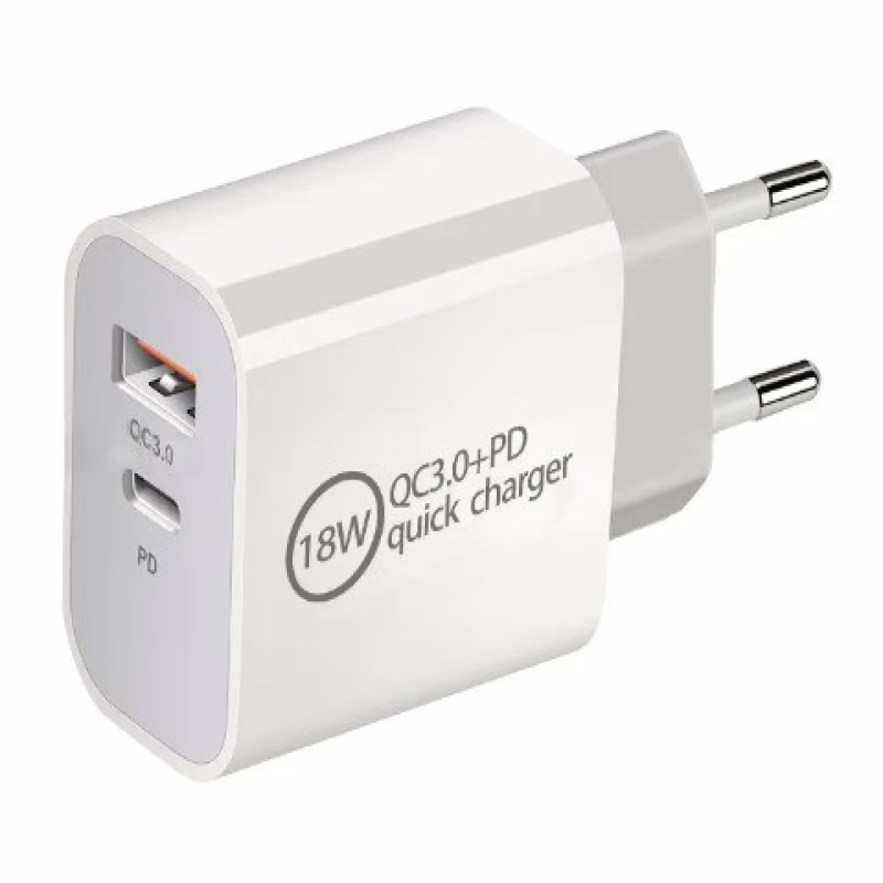 Сетевое зарядное устройство A-113, PD + QC3.0, 20W