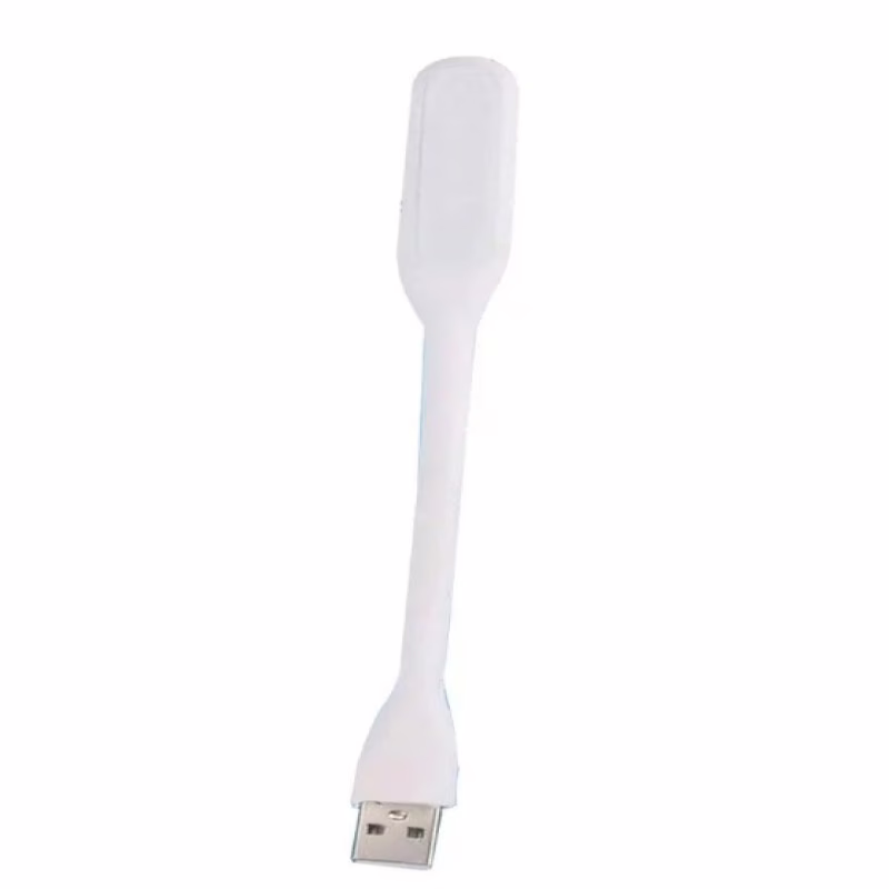 USB LED підсвітка-лампа для ноутбука, повербанка гнучка БІЛА