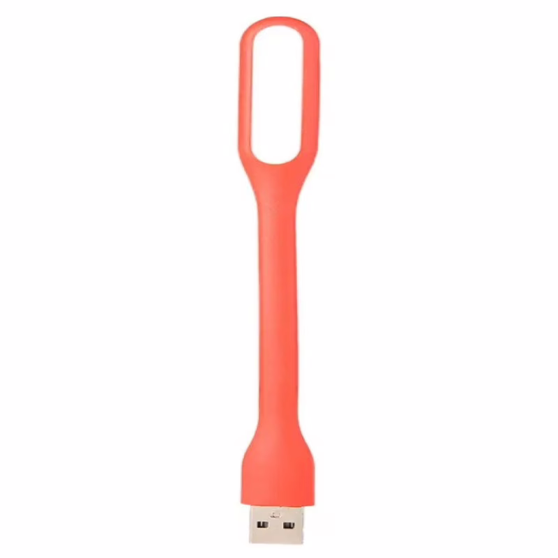 USB LED-лампа для ноутбука и Power Bank, гибкая, оранжевая
