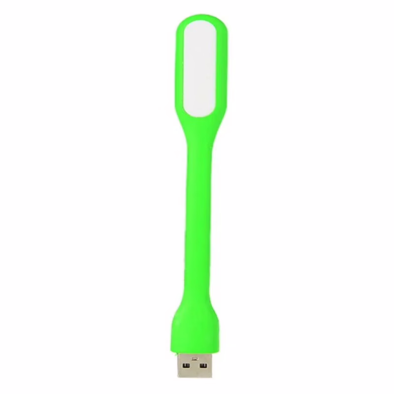 USB LED-лампа для ноутбука и Power Bank, гибкая, салатовая