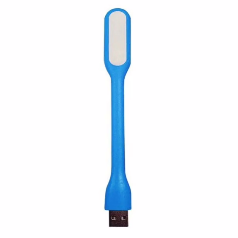 USB LED-лампа для ноутбука и Power Bank, гибкая, синяя