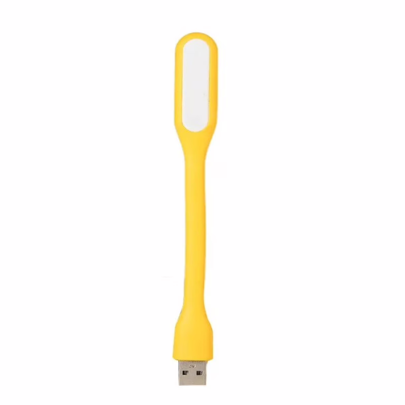 USB LED-лампа для ноутбука и Power Bank, гибкая, жёлтая