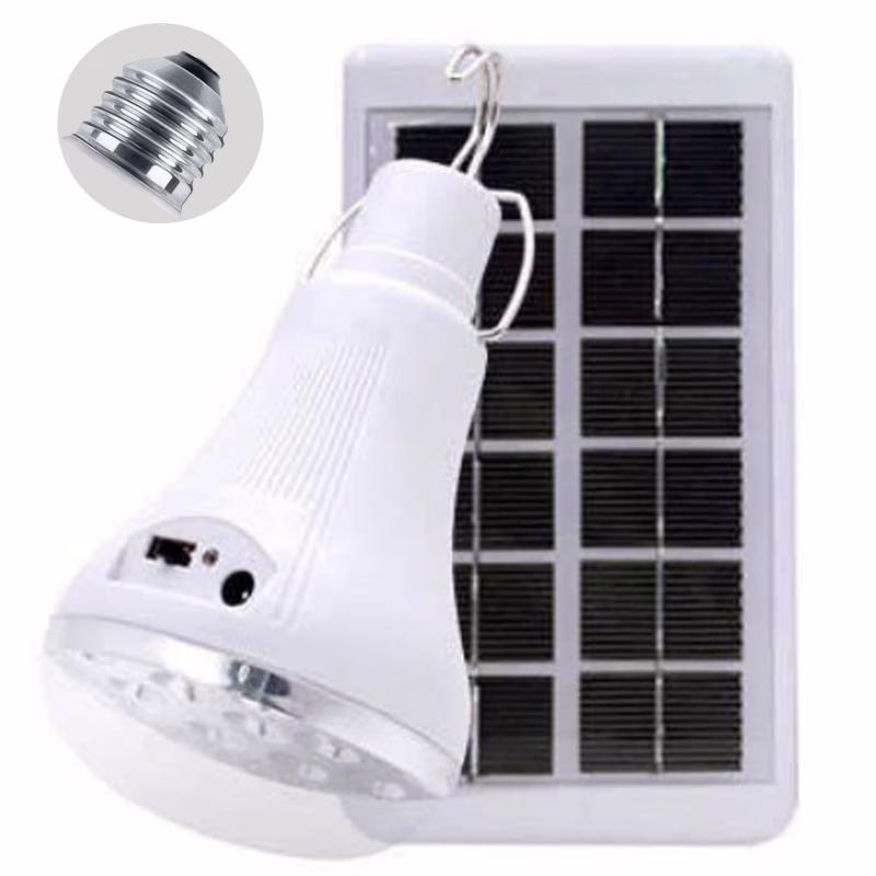 Фонарь для кемпинга Cclamp CL-509, 30W, E27, аккумулятор, солнечная панель